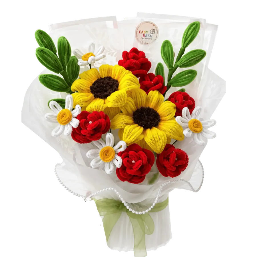 Rosy Sunshine Bouquet
